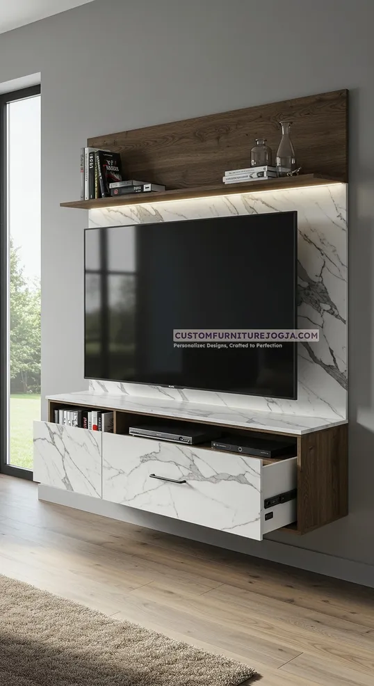 Jasa Pembuatan Cabinet tv kecil Jogja